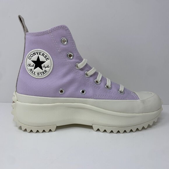 Converse Run Star Hike Hi Tri-Panel Pink Women's Platform Sneakers A01582C New - Picture 7 of 14